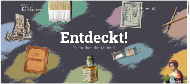 Die Internetseite maltechnik-wallraf.de lüftet Geheimnisse alter Meister. Foto: Bildschirmfoto der Internetseite